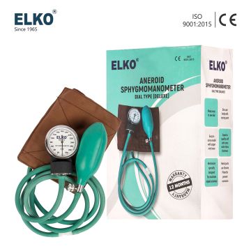 ELKO EL-410 Aneroid Sphygmomanometer Blood Pressure Monitor - Deluxe (Dial Type)
