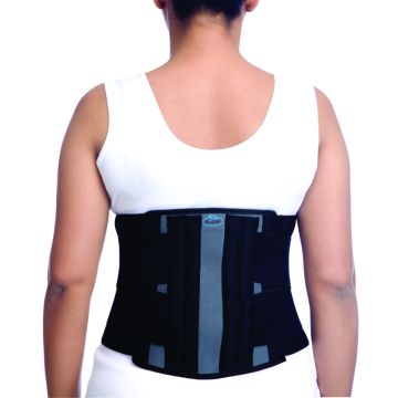ELNOVA SURGICAL LUMBO SACRAL CORSET(BLACK)