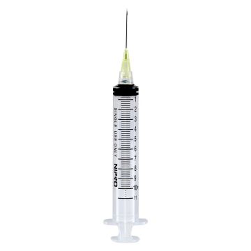 Nipro 10ml (23Gx1"/0.6X25mm)  Leur Slip Disposable Syringe- 100's Box