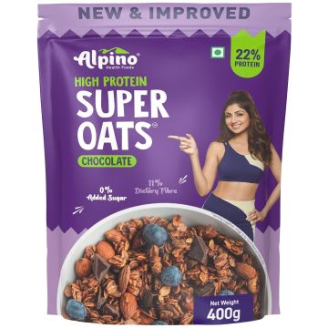Alpino High Protein Super Oats (Chocolate) - 400g