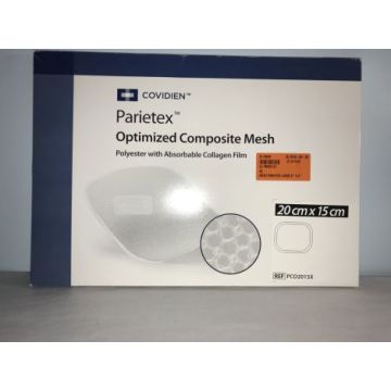 Covidien Parietex Composite Hernia Skin Mesh-20x15 cm