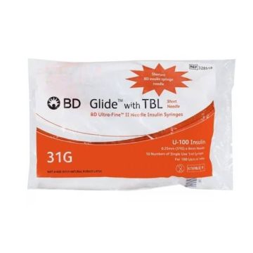BD Glide Syringe U-100 31G 1 ml - Pack of 1