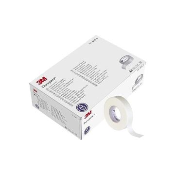 3M Durapore (1538-0) Surgical Tape (1.25cm x 9.1m) - 24's Pack