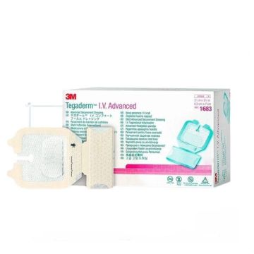 3M Tegaderm (1683) I.V. Advanced Securement Dressing (6.5cmx7cm) - 1's Pack