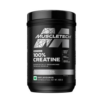 MuscleTech Platinum 100% Creatine Powder (Unflavoured) - 400g