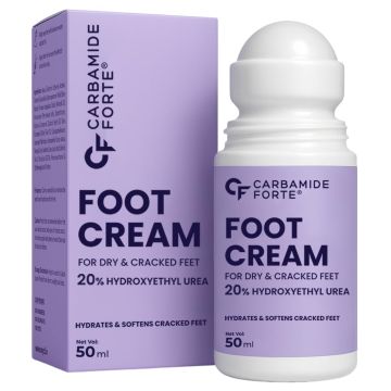 Carbamide Forte Foot Cream Roll-On for Dry & Cracked Heels - 50ml