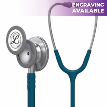 3M (5623) Littmann Classic III Monitoring Stethoscope, Caribbean Blue Tube,(27") / (69cm)