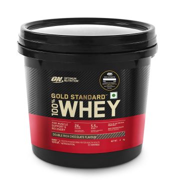 Optimum Nutrition Gold Standard 100% Whey (Double Rich Chocolate) - 4kg