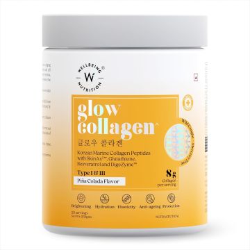 Wellbeing Nutrition Glow Collagen (Pina Colada) - 250g