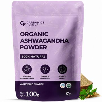 Carbamide Forte 100% Organic Ashwagandha Powder - 100g