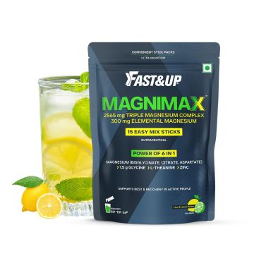 Fast&Up Magnimax Triple Magnesium Complex (Lemon&Lime) - 15 Mix Sticks