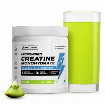Wellcore Creatine Monohydrate (Kiwi Kick) - 307g