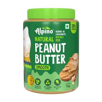 Alpino Natural Peanut Butter Smooth - 1kg
