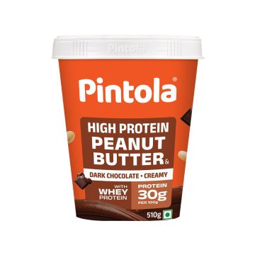 Pintola High Protein Creamy Peanut Butter (Dark Chocolate) - 510g