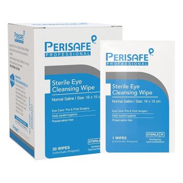 Perisafe Sterile Eye Cleansing Wipes - 20 wipes