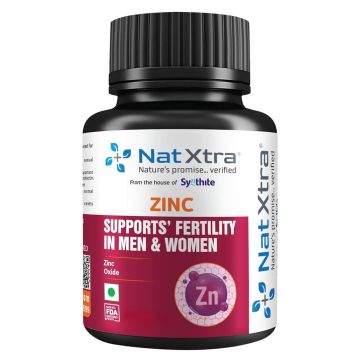 Natxtra Zinc Capsules -  Bottle of 30 