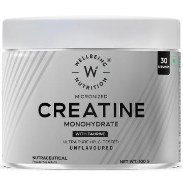 Wellbeing Nutrition Creatine Monohydrate (Unflavoured) - 100g