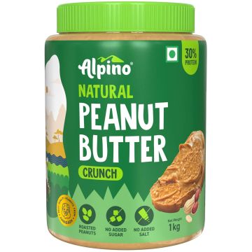 Alpino Natural Peanut Butter Crunch - 1kg