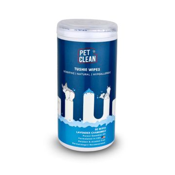 Pet Clean (CCPT50) Tushie Wipes - 50's Pack