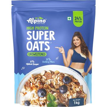 Alpino High Protein Super Oats (Unsweetened) - 1kg