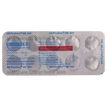 AB Phylline SR 200 Tablet - Strips of 10