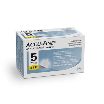Accu-Fine Pen Needle 31G*5mm - Pack of 1