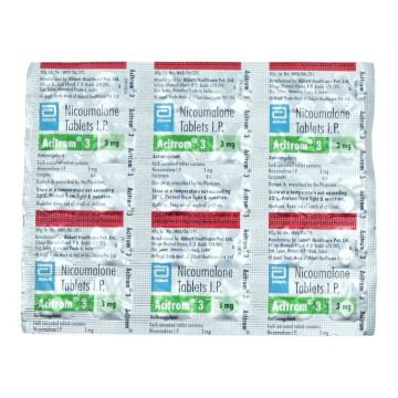 Acitrom 3 mg Tablet - Strip of 30