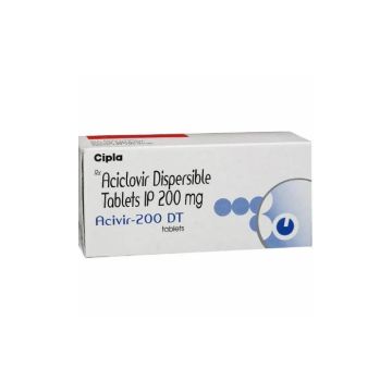 Acivir 200 DT Tablet - Strip of 10