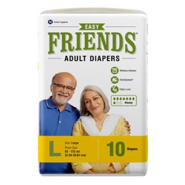 Friends Easy Adult Diaper (L) - Pack of 10