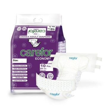 Carefor Super Economy Adult Diapers- 10's Pack