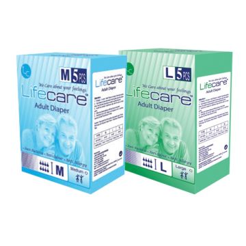 Lifecare Adult Diaper (Regular) - 10's Pack