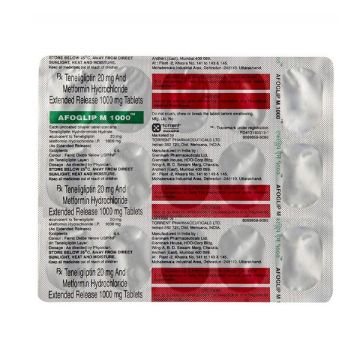 Afoglip M 1000 Tablet - Strip of 15