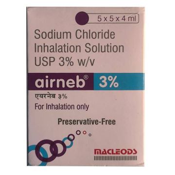 Airneb 3% Nebuliser Solution - Pack of 5 x 4 ml