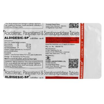 Aldigesic SP Tablet - Strip of 10