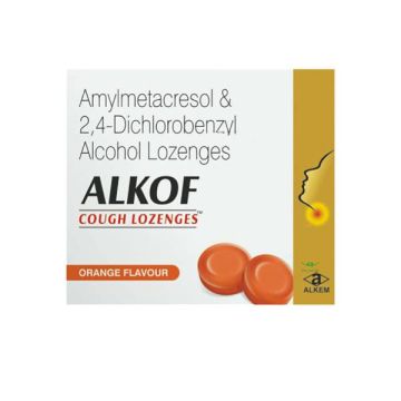 Alkof Orange Flavour Lozenges - Pack of 1