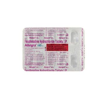 Allegra 180 mg Tablet - Strip of 10