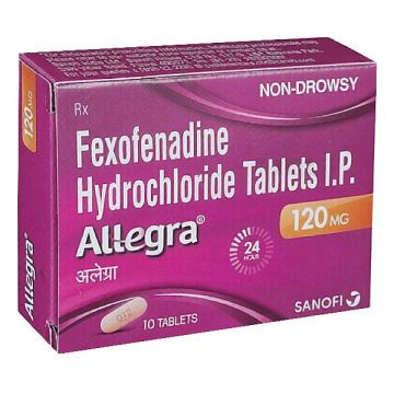 Allegra 120 mg Tablet - Strip of 10