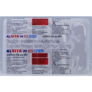 Alsita M 100 Forte Tablet - Strip of 10