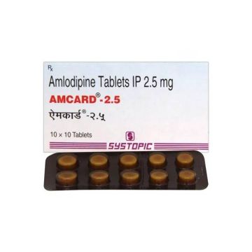 Amcard 2.5 Tablet - Strip of 10