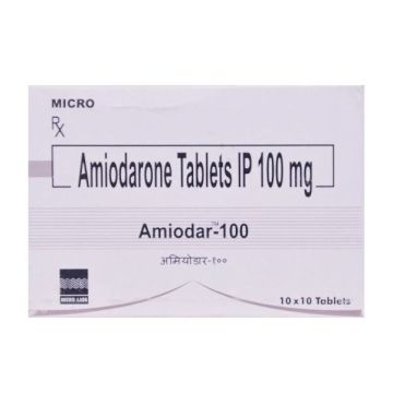Amiodar 100 mg Tablet - Strip of 10