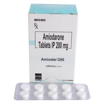 Amiodar 200 mg Tablet - Strip of 10
