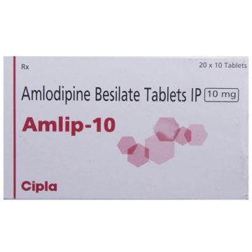 Amlip 10 mg Tablet - Strip of 10