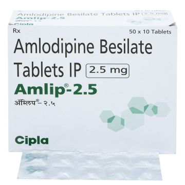Amlip 2.5 mg Tablet - Strip of 10