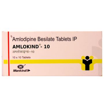 Amlokind 10 mg Tablet - Strip of 10
