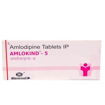 Amlokind 5 mg Tablet - Strip of 15