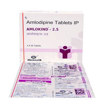 Amlokind 2.5 mg Tablet -Strip of 30
