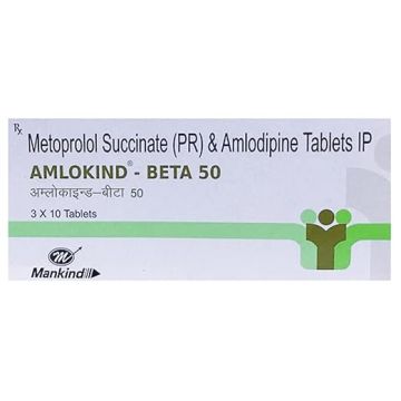 Amlokind Beta 50 Tablet - Strip of 10