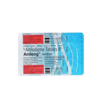 Amlong 5 mg Tablet - Strip of 30