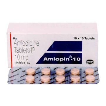 Amlopin 10 mg Tablet - Strip of 10
