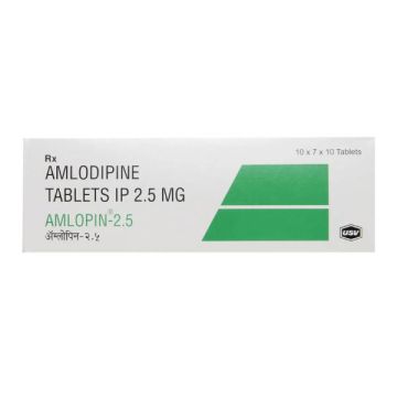 Amlopin 2.5 mg Tablet - Strip of 10